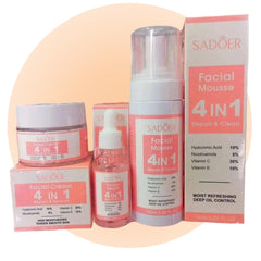 Kit Facial  Multi acción 4 en 1 Sadoer